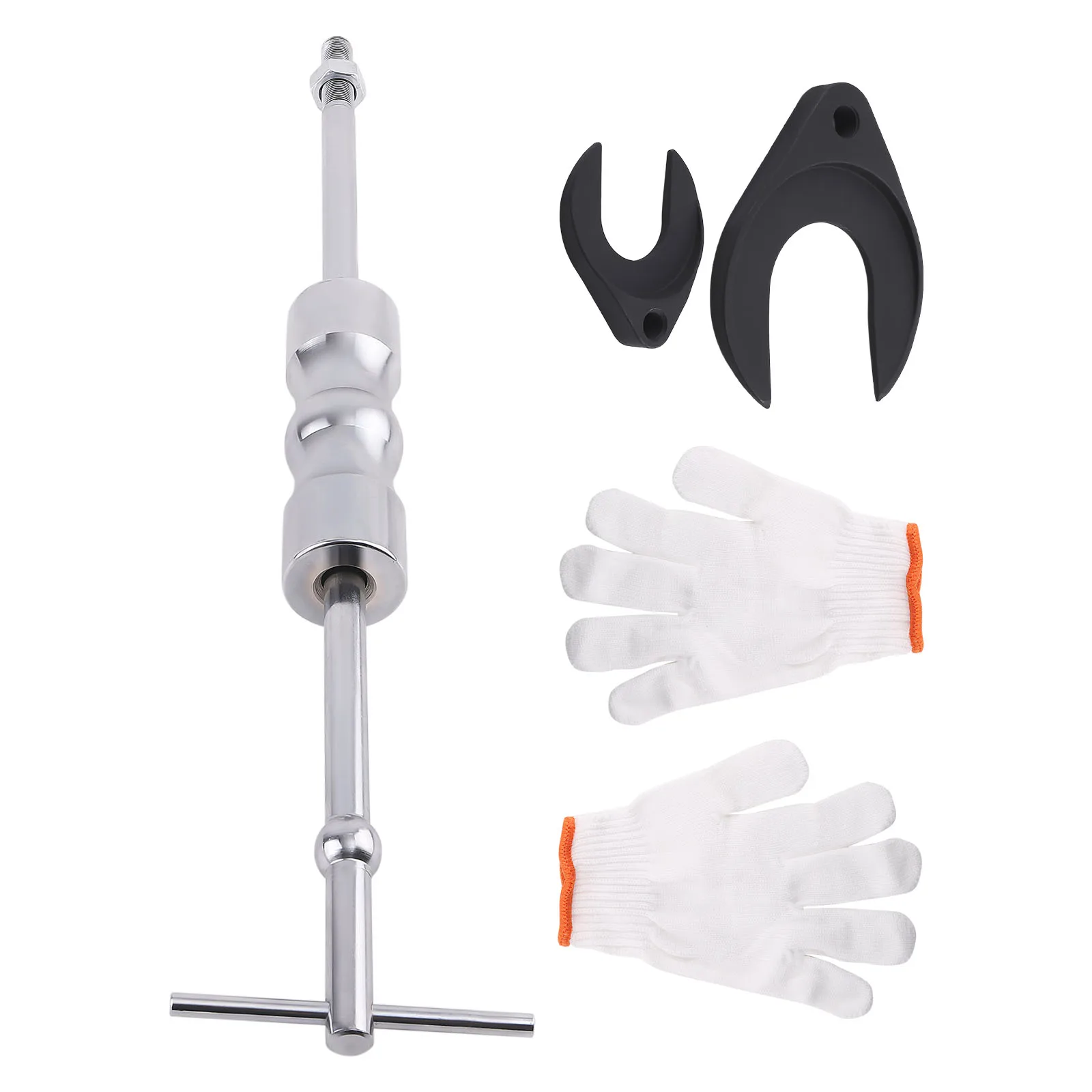 

Slide Hammer Attachment Bearing Puller Set with 63mm, 48mm CV Joint Fork Adapter