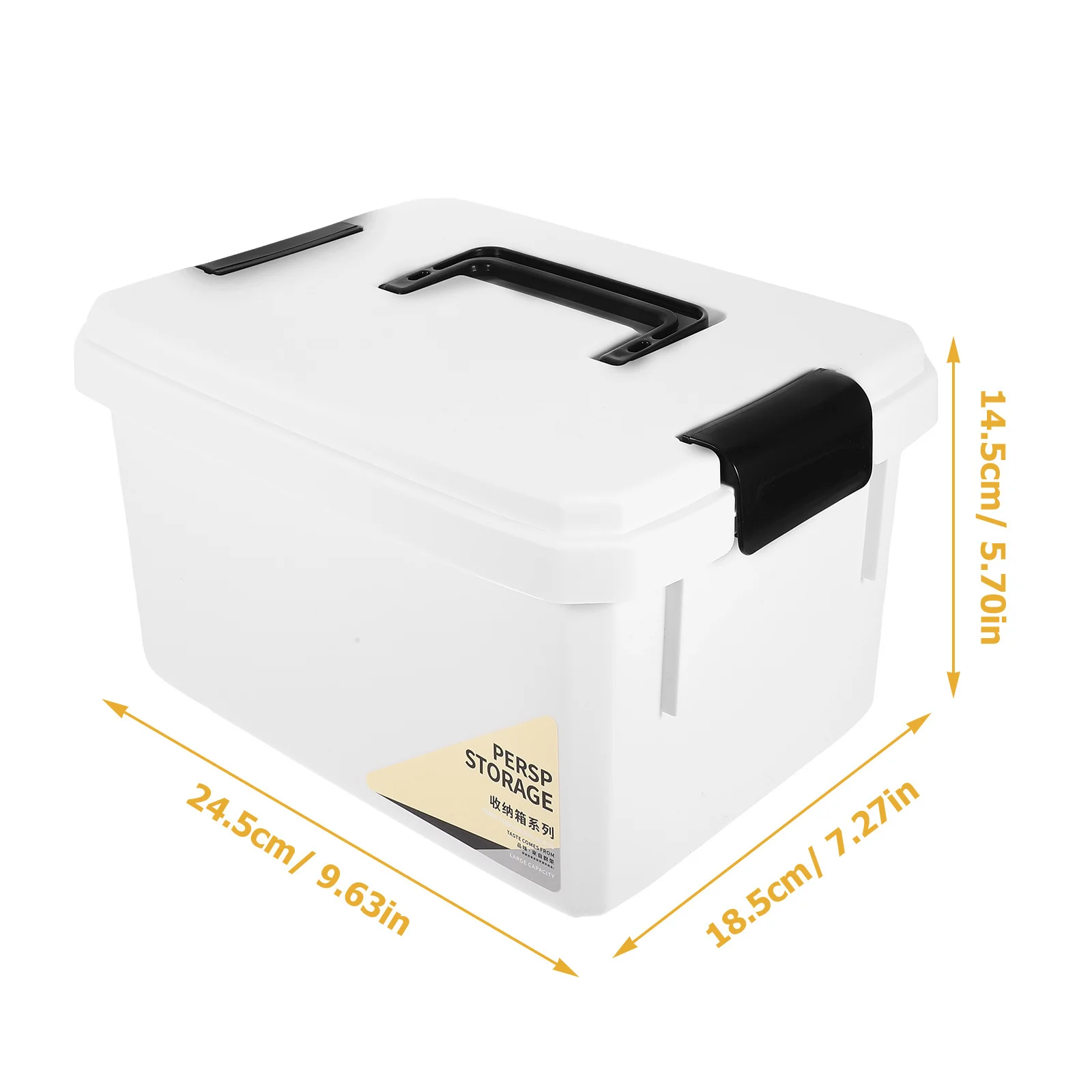 Household Small Medicine Box Multi-Layer Portable Medicine Storage Case with Handle First Aid Box for Travel Home Office Use