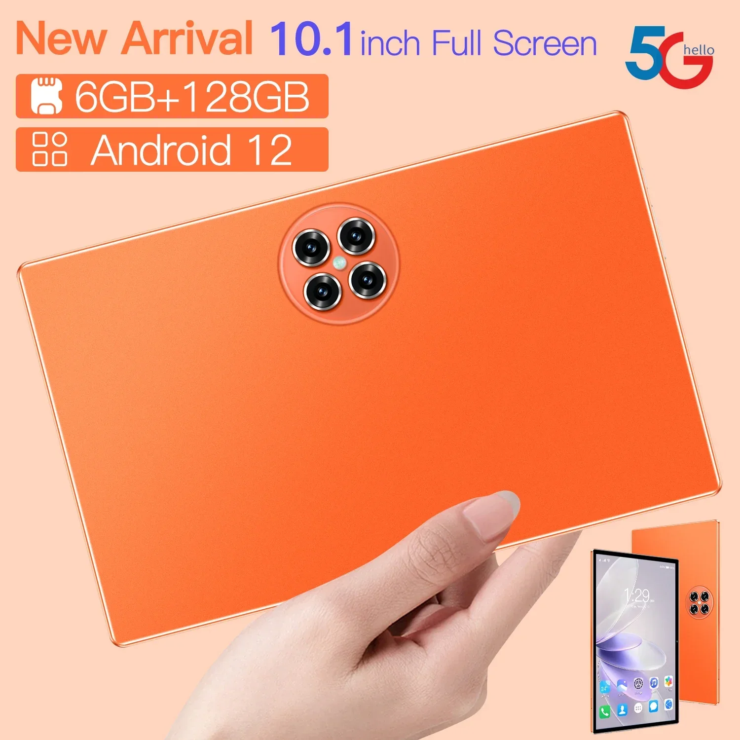 2024 NOWOŚĆ Tablet 2 w 1 Laptop Android 10 cali 4 GB Tablet Ram z wywołaniem 5g Wifi Komputer Tablet PC Ekran dotykowy OLED