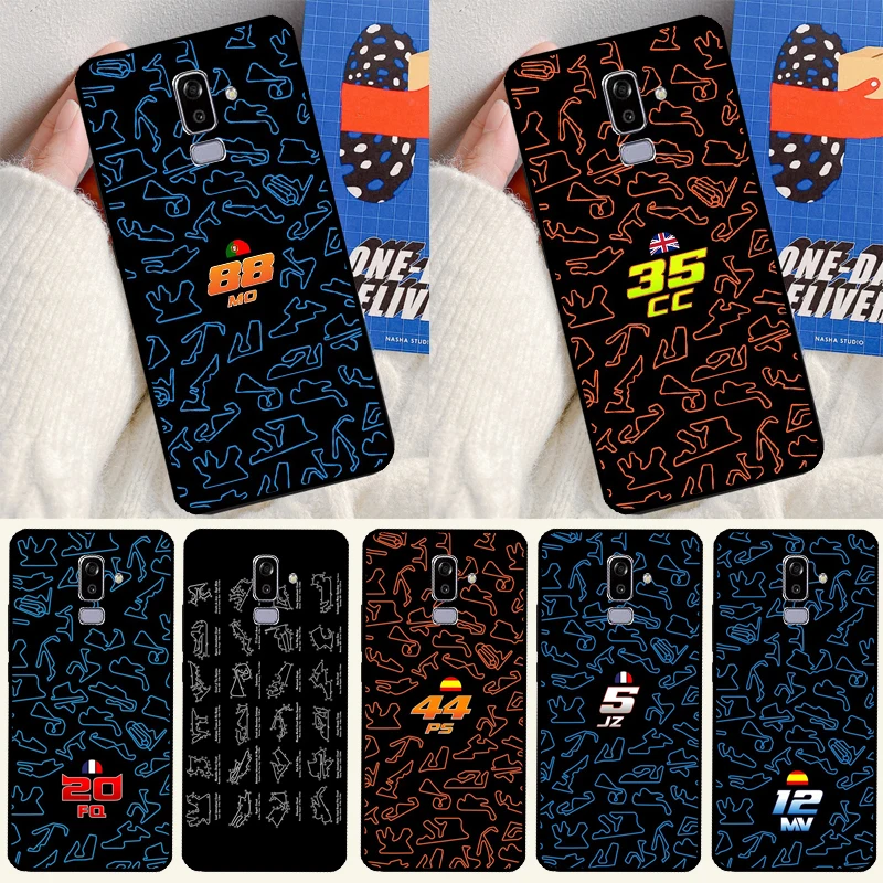 Moto Race Tracks Case For Samsung Galaxy J5 J3 J7 A3 A5 2016 2017 A6 A8 A9 J8 2018 J4 J6 Plus Coque Fundas