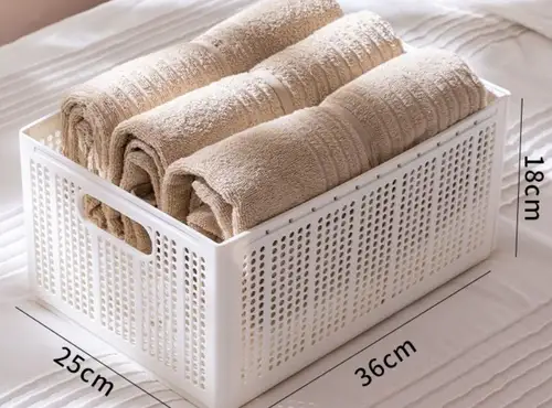 Foldable Clothes Storage Box for Wardrobe Closet, Underwear Organizer Drawer Dividers, Space-Saving Jeans Container - Image 11