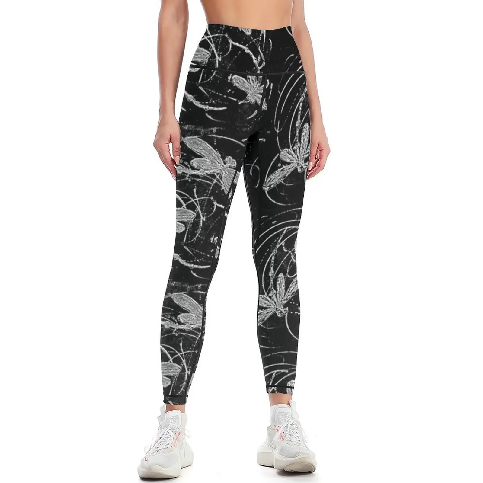 

Леггинсы Dragonfly NightFlit, женские брюки, спортивные штаны, брюки для бега, женские леггинсы с высокой талией