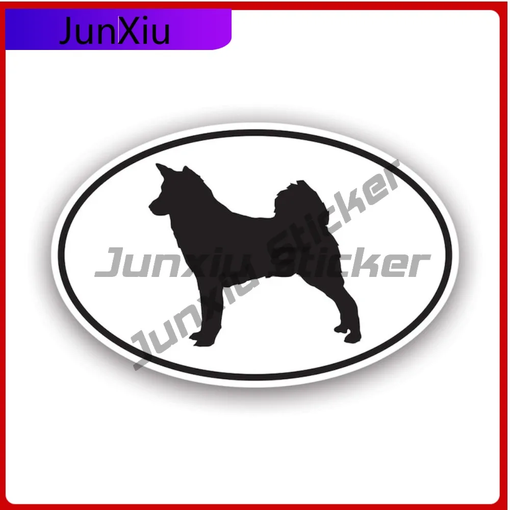 

Canaan Euro Oval Sticker Creative Decals Uv Protected Dog Canine Pet Pariah Auto Decor Car Sticker Vinyl Decal Waterproof
