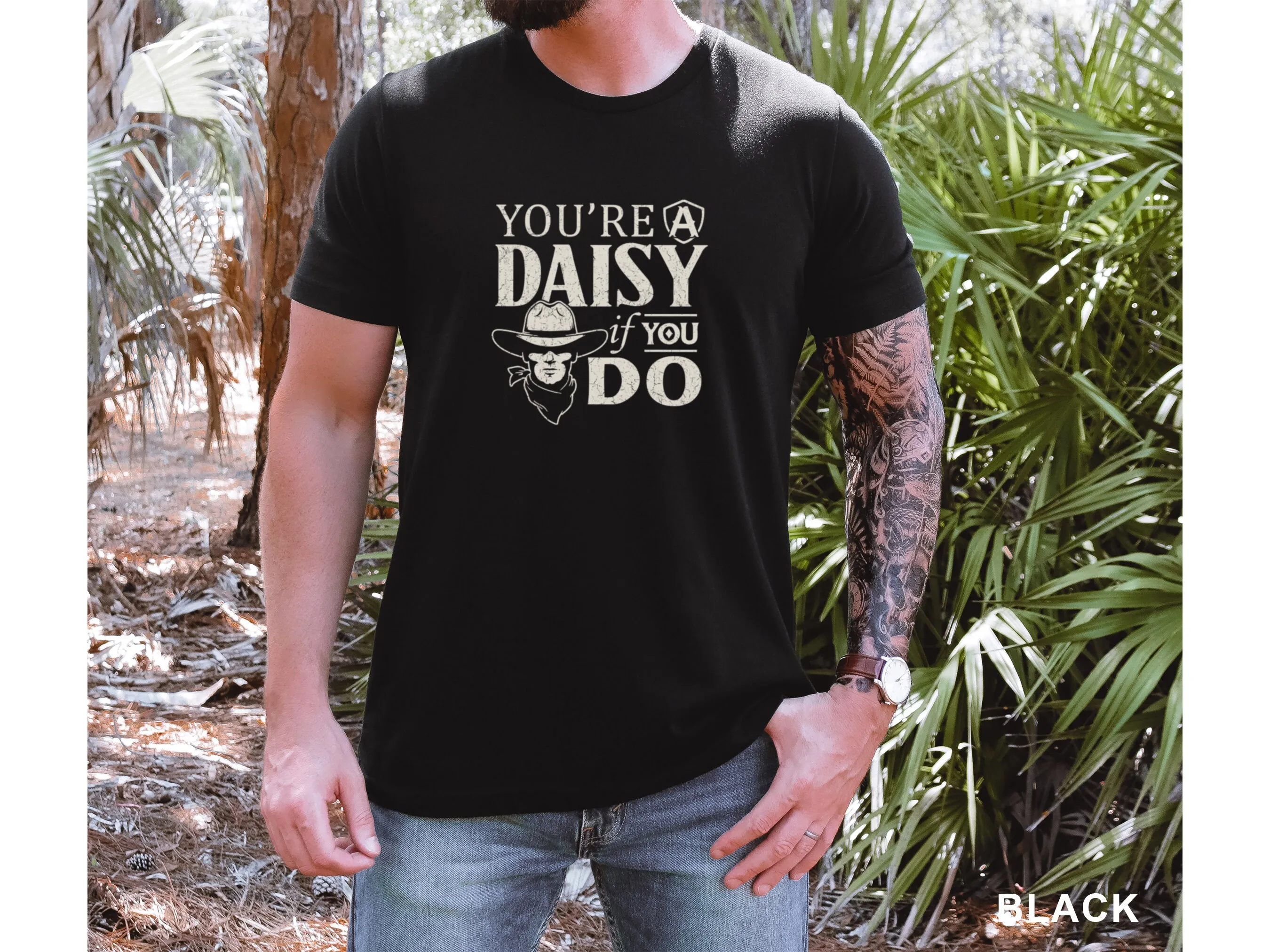 2Nd Amendment 2A You'Re A Daisy If You Do Ccw Gun Fighter Western Tombstone T Shirt