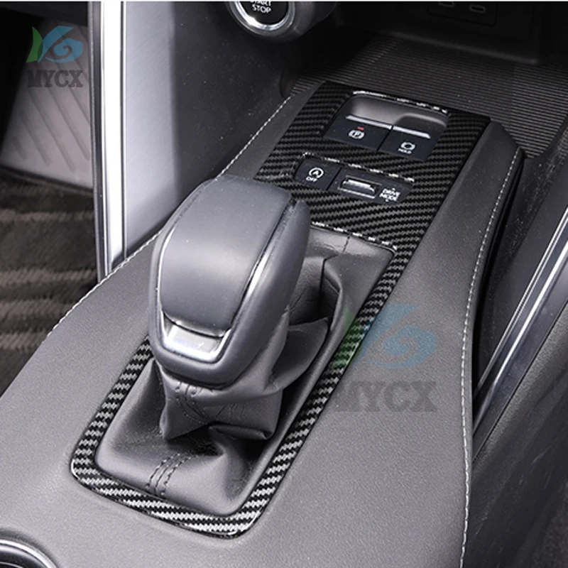 For Toyota Harrier 2022 Stainless steel Gear box panel decoration box control gear water cup gear box sequin paste accessories