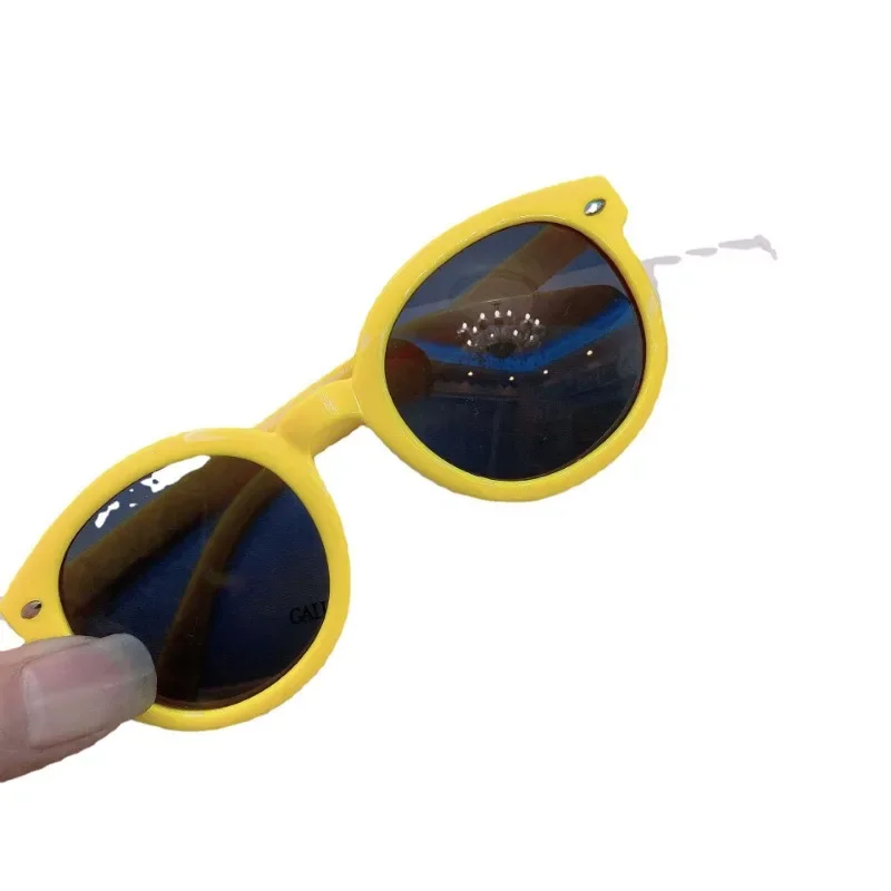 Óculos de sol infantis, resistentes a uv, óculos de sol da moda para meninos e meninas, brinquedos de desenho animado, acessórios para guarda-sol