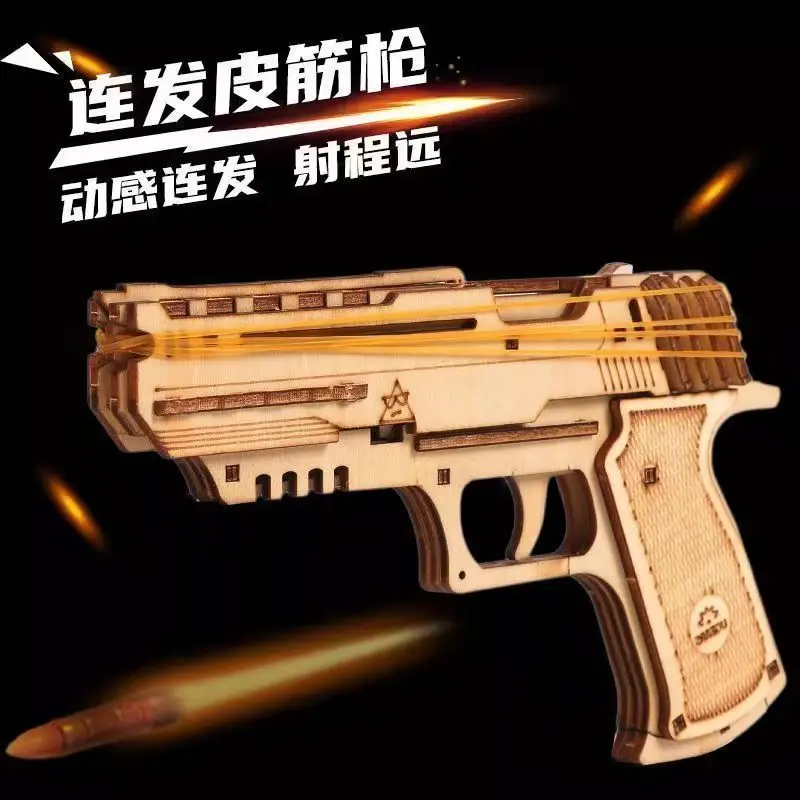 DIY Crossbow 3d Three-dimensional Puzzle Assembly Model Children's   Creative Handmade Student  Simulation