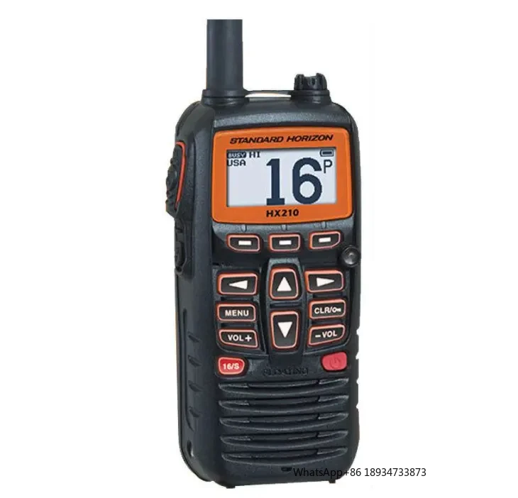 Standard Horizon HX-210/HX210 Walkie Talkie Maritime Marine VHF Floating Handheld Marantz VHF Ship Port Radio