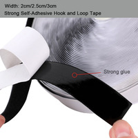 Magic Sticker Tape Scratch Tapes Black White Self Adhesive Strong Double Sided Adhesive with Sticker Powerful Hook and Loop Fast