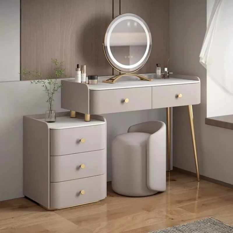 

Storage Makeup Vanity Girl Minimalist Dresser Luxury Vanity Makeup Desk Dressing Table Design Women Home Furniture Accessories