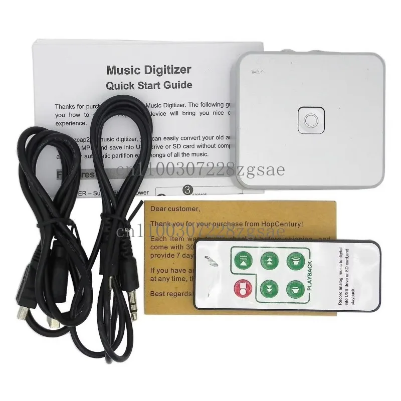USB audio recording box, drive-free direct to U disk/SD card MP3 player audio converter