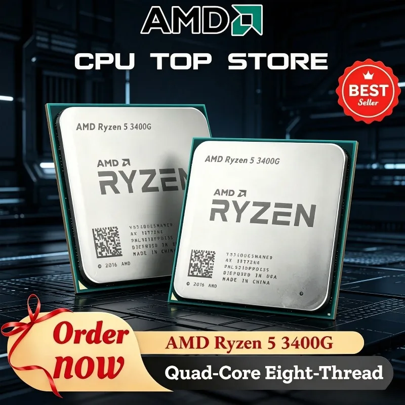 

New AMD Ryzen 5 3400G Desktop CPU 4C8T 3.7GHz Base 65W Low Power AM4 Radeon Integrated Graphics Gaming Processor