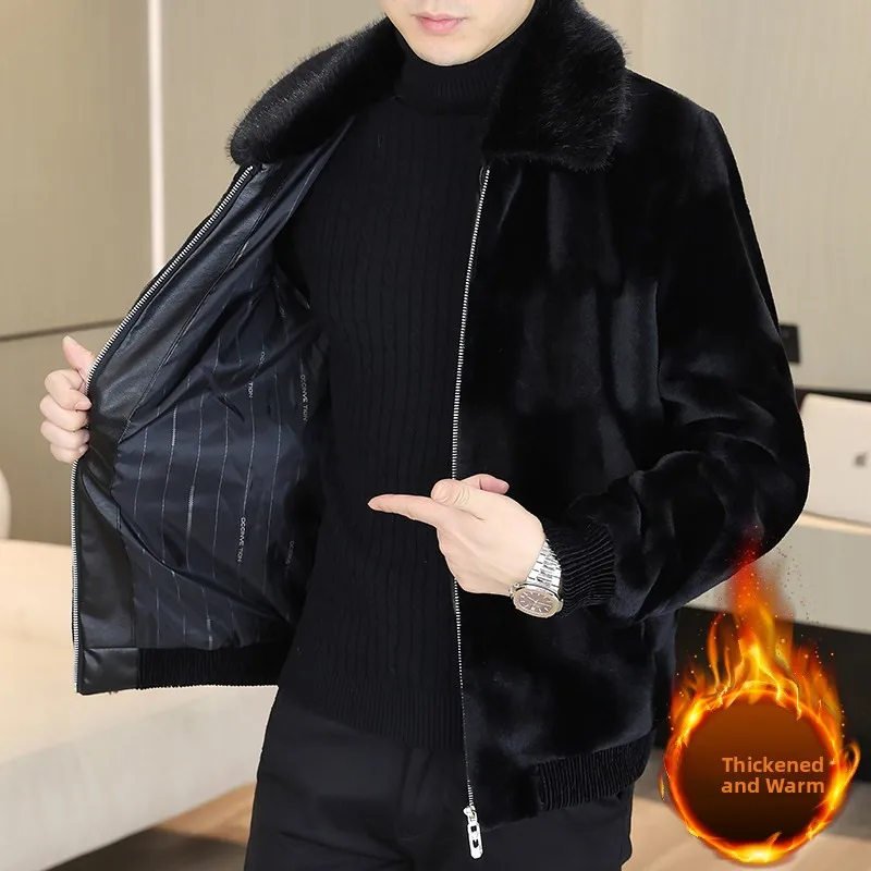 

Повседневная модная хлопковая куртка, мужская куртка со складным воротником, высококачественное пальто для отдыха средней длины, верхняя одежда Sli с хлопковой подкладкой...