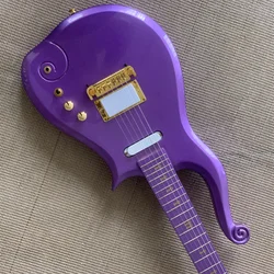 Gold Parts 1 Purple Style Electric Guitar Maple Fingerboard Fast Shipping Guitars Guitarra