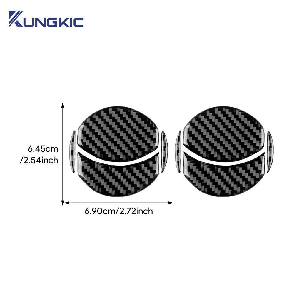 For Toyota Yaris 2006 2007 2008 2009 2010 2011 Real Soft Carbon Fiber Sticker LHD RHD Car lnstrument Panel Air Vent Trim