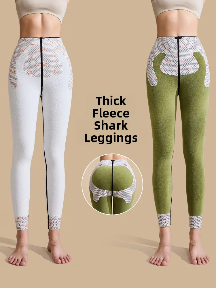 Thiened arkskin اليوغا السراويل النسائية الشتاء الدافئة التخسيس السراويل عالية الخصر السراويل الطويلة النايلون دنة عالية الجودة على الانترنت...