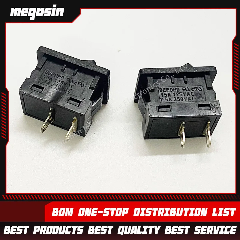 5PCS/LOT Ship-shaped switch CRT-1115-R-1 10A 250V small self-resetting lift plate power switch