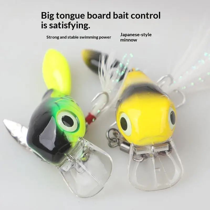Micro Tappy Metal Sequins Rotating Spinner Spoon Fishing Lures 3.8cm 5g Floating Wobblers Crankbait Bass Trout