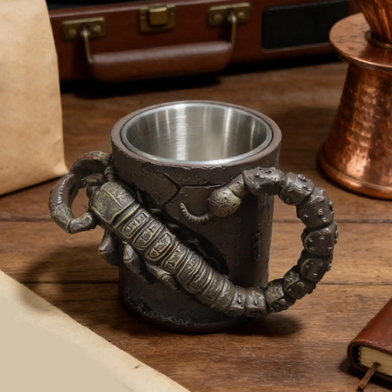 

Novelty Mugs 300ml Novelty 3D Collectible Drinkware Giant Scorpion Coffee Lover Mug For Men Women Adults Family Friends Fans