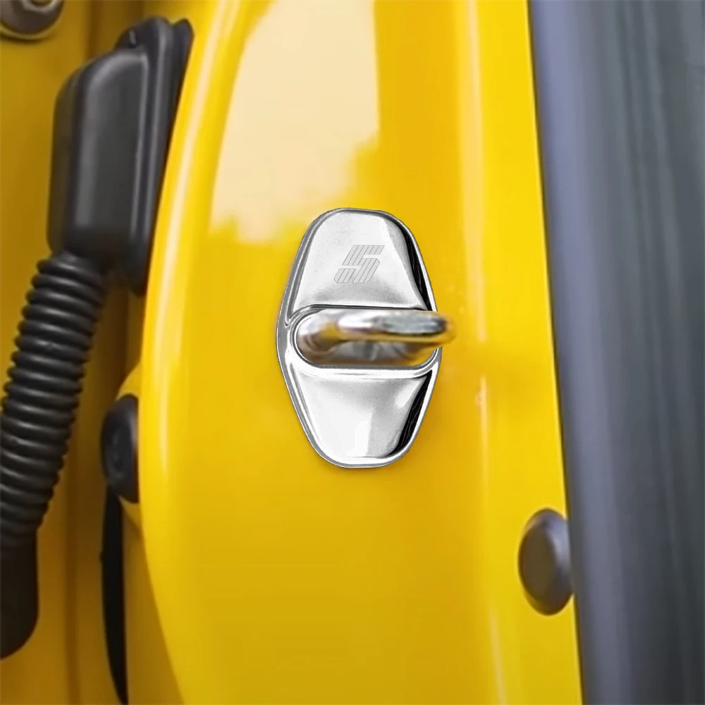 Metal Interior Door Buckle Trim Cover Stickers For Renault 5 E-Tech  Accessories Car Parts
