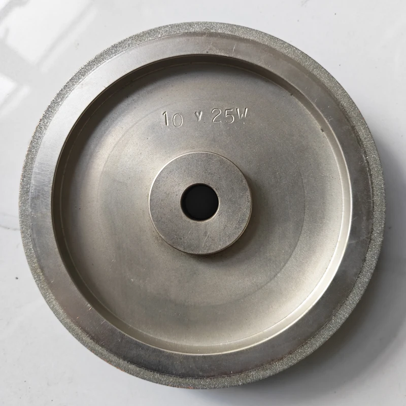 Maßgefertigtes Diamantschleifrad in Wassertropfenform für Jade- und Achatarmbänder sowie Gebetsperlen, Diamantform-Scheibe 10x25mm – Detail 6