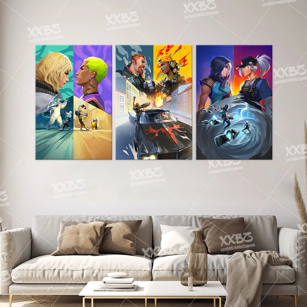 Valorant Canvas Painting Shooter Game Home Decoration Viper Wall Art Killjoy Picture Prints No Frame Sage Poster For Living Room