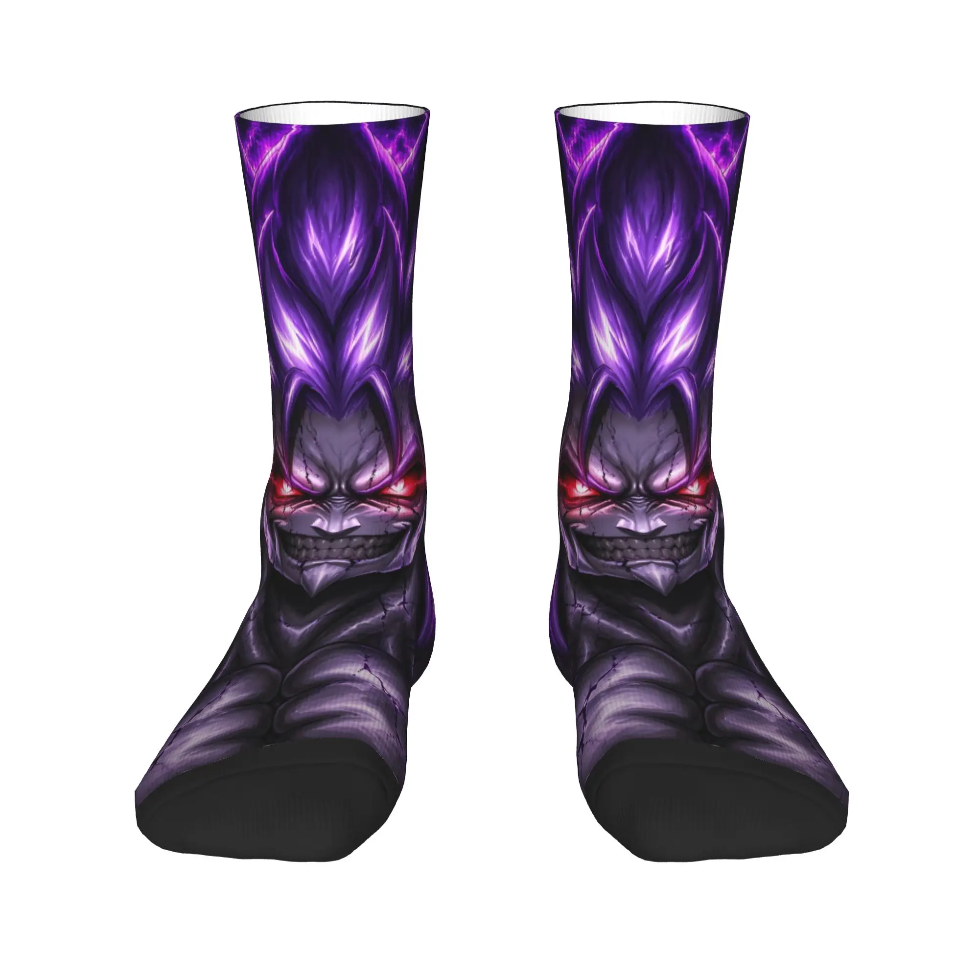 Vegeta Anime Socks  Design Stockings Anti Bacterial Men Socks Soft Autumn Modern Cycling Socks