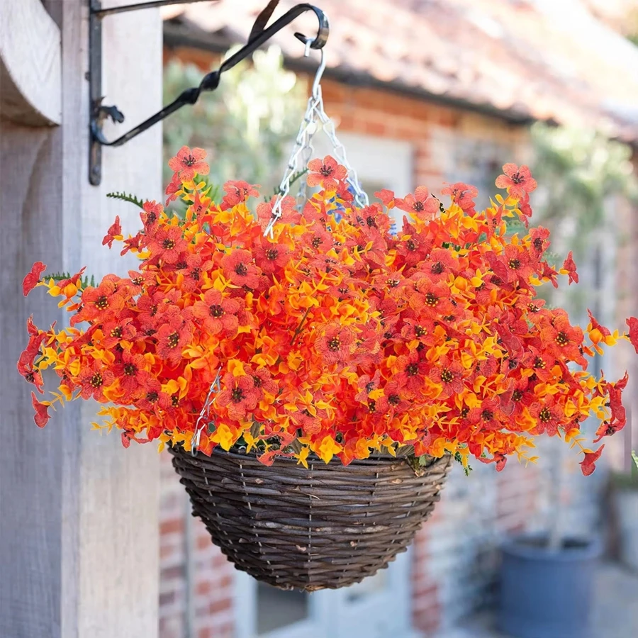 

Artificial Flowers Vase Home Room Decor Festival Decor Plants Wreath Outdoors Yard Wedding Bouquet Party Halloween Scrapbooking
