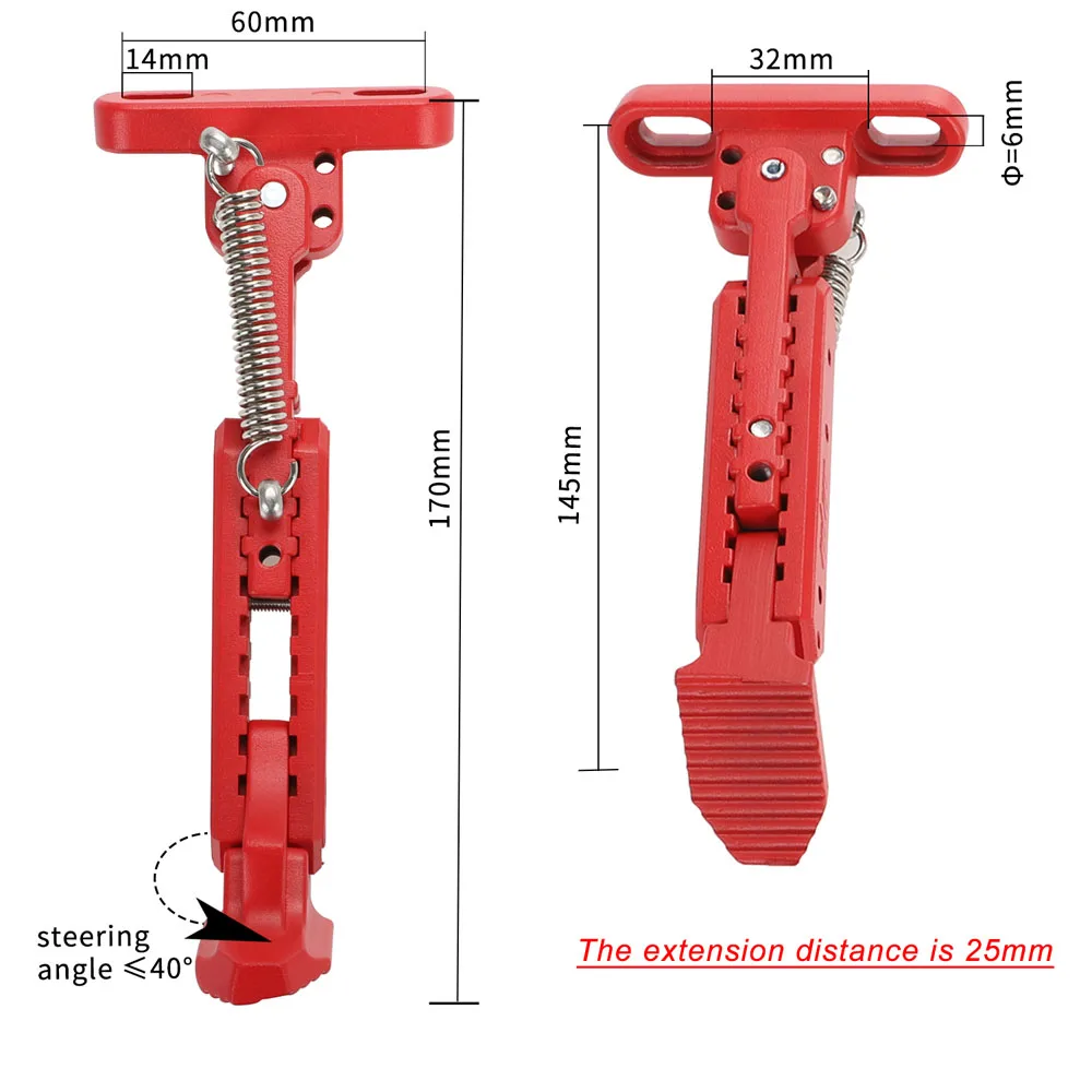 ULIP Electric Scooter Kickstand Extendable Foot Support Scooter Side Parking Stand Compatible with M365/PRO/PRO2/Essential Lite