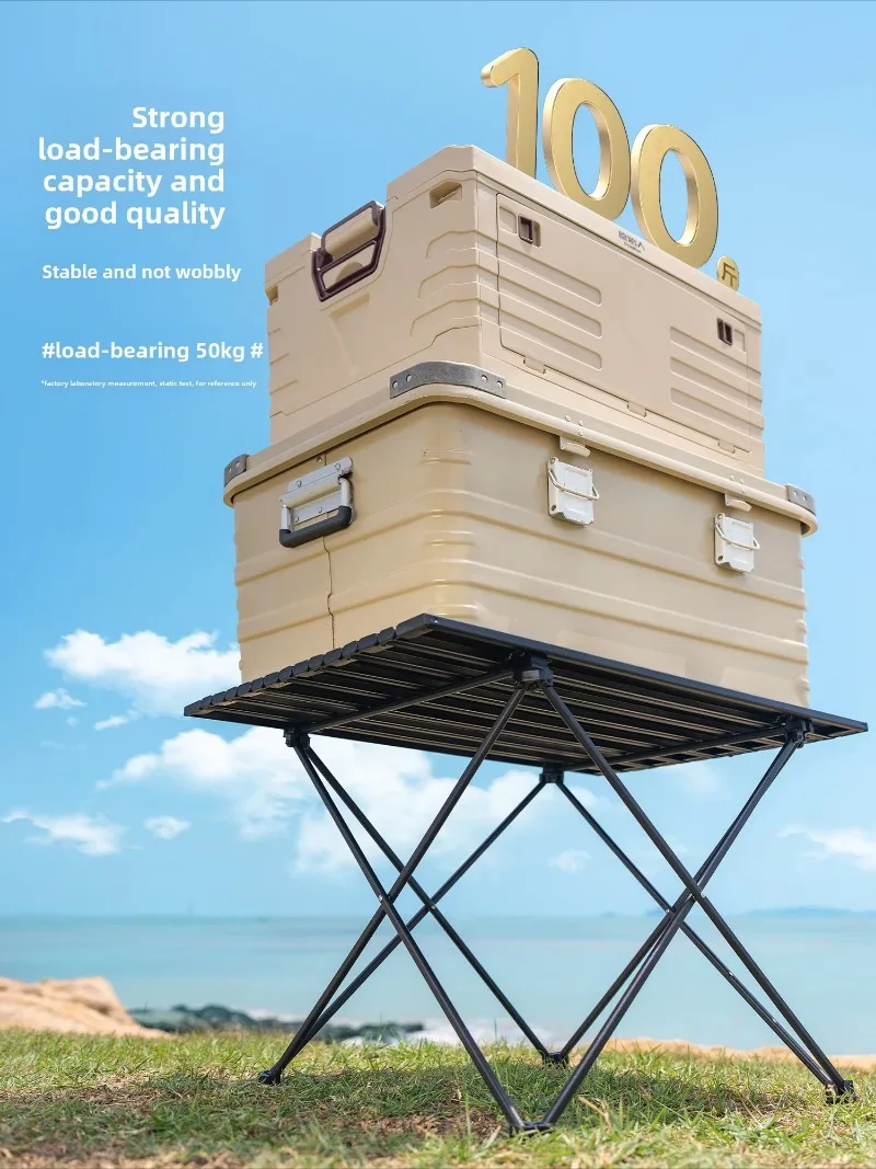 Outdoor Furniture Camping Tables & Chairs Foldable Portable Picnic BBQ Set with Roll Up Table Fast Delivery