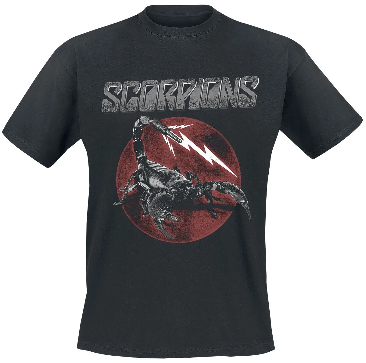 Vintage Scorpions Lightning Scorpion Print Unisex T-Shirt 100% Cotton Soft Breathable Casual Tee Men Women Streetwear