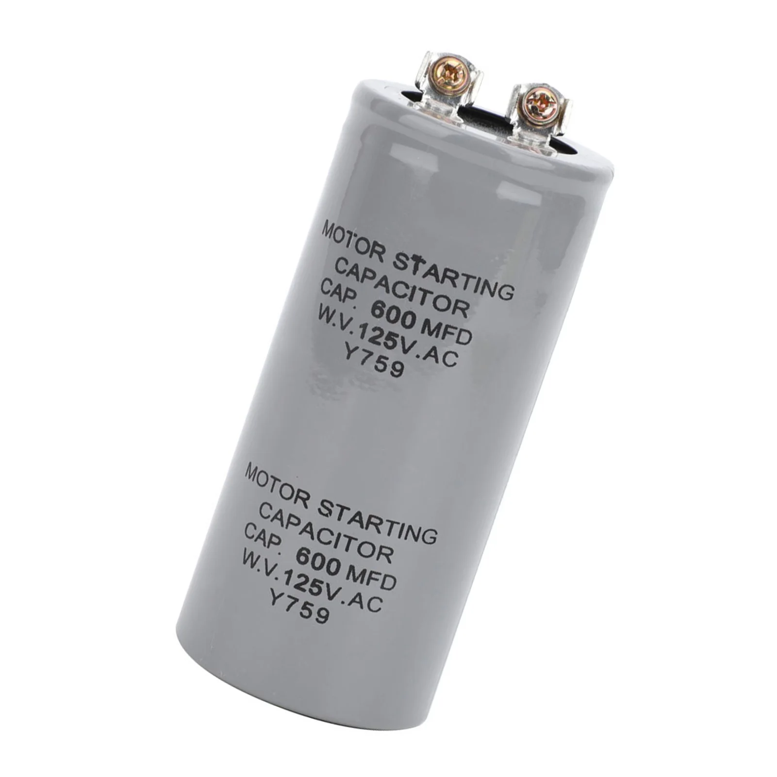 

CD60 600MFD 125VAC CD60 600MFD 125VAC Motor Starting Running Capacitor 43x102mm Motor Start Capacitor Motor Run Capacitor