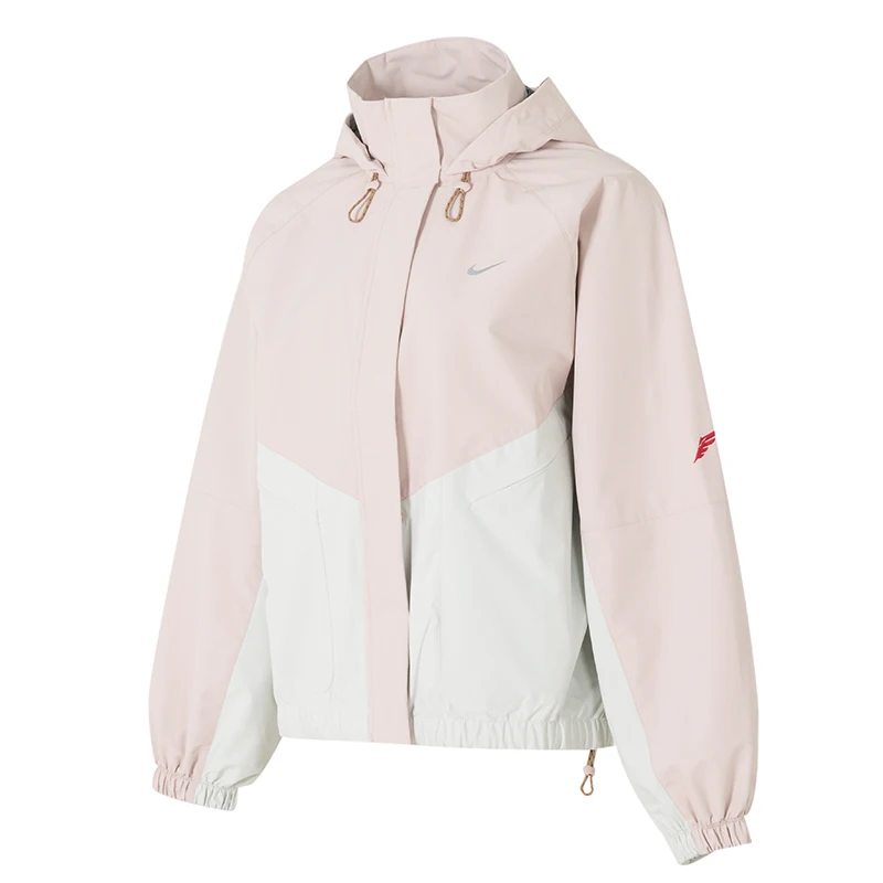 

Женская универсальная модная спортивная повседневная водонепроницаемая тканая куртка с капюшоном Nike Iq0927-667