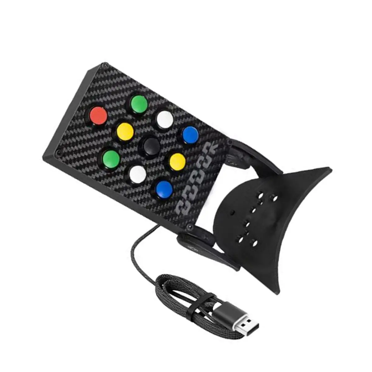 AA1971 Superior PC Carbon Fiber Panel Center Console Box Plug and Play for TH8A Gear Shifter Simulated Racing Accessories