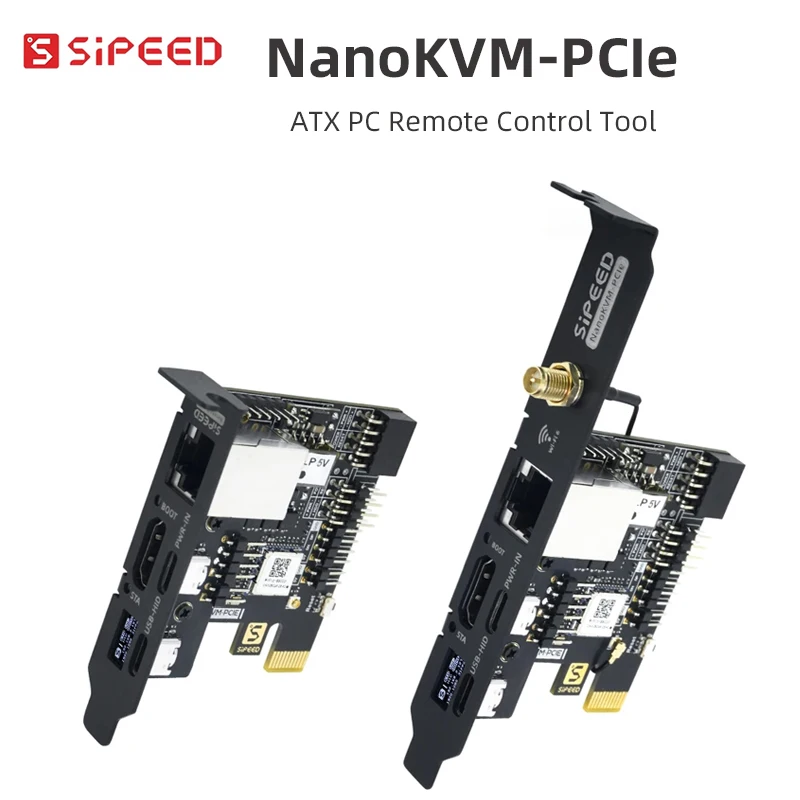 

Sipeed NanoKVM-PCIe Мини-сервер с дистанционным управлением и обслуживанием HDMI-совместимый 0,49-дюймовый OLED-RISCV KVM для PiKVM