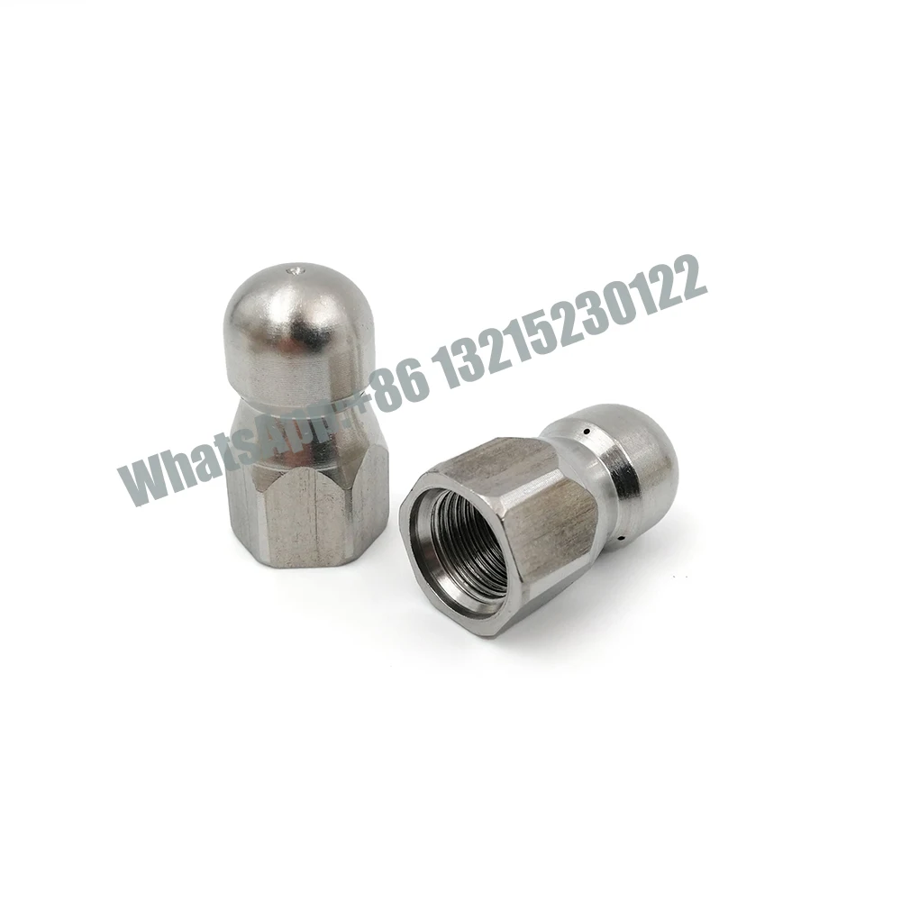 

1/8 1/4 3/8 1/2 Female Thread High Pressure Washer Drain Cleaning Nozzle Sewer Cleaning Nozzle Sewer Cleaning Jetter Nozzle