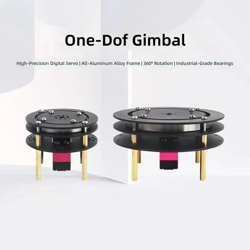 for Two-dimensional Electric Servo Gimbal Turntable Robotic Arm Circular Electric Turntable Accessories Bracket 360 Degree