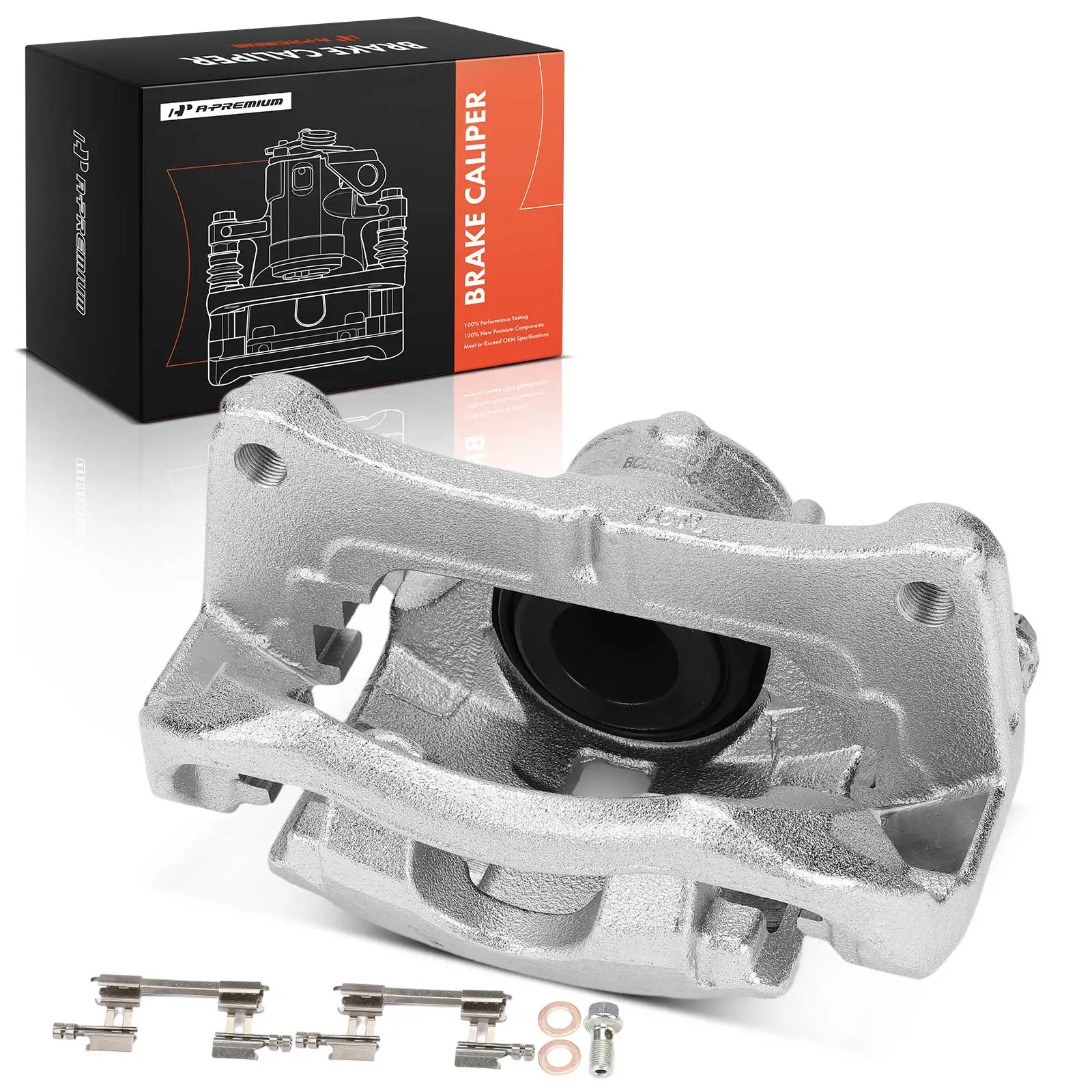 A-Premium Front Left Disc Brake Caliper with Bracket for Mazda 3 2019-2025