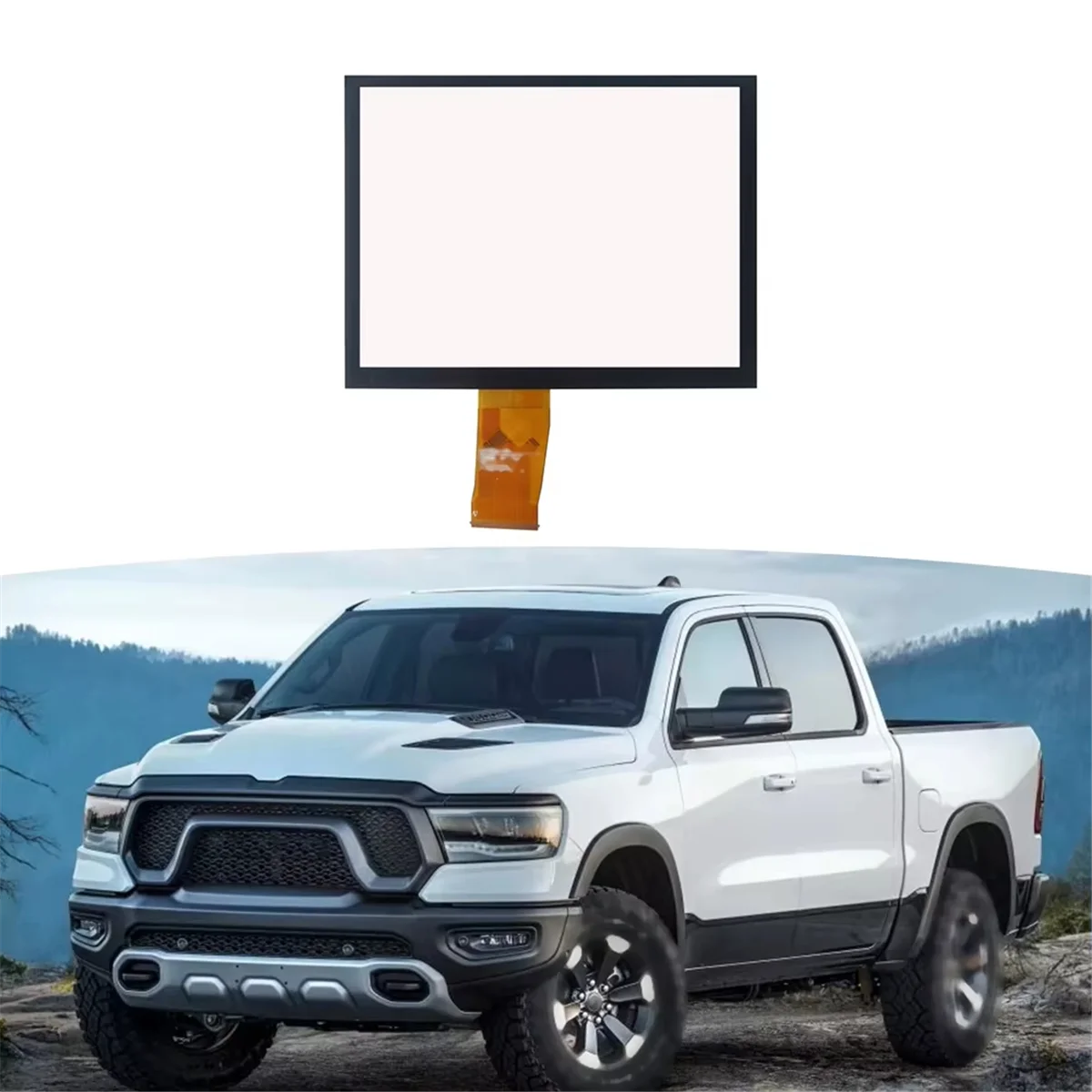 Este tela sensível ao toque LCD para carro de 8 e 4 polegadas é projetada como substituição direta para modelos compassos e compatíveis