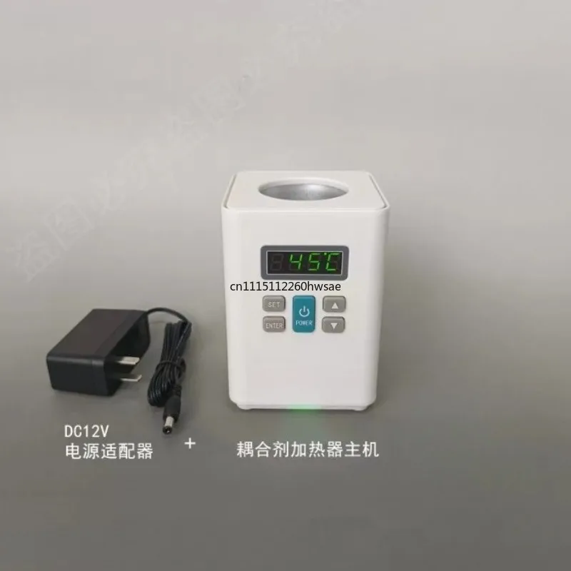 LED Digital Ultrasound Gel Warmer, Single Electric Couplant Heater AA Battery Powered Medical Heating Machine