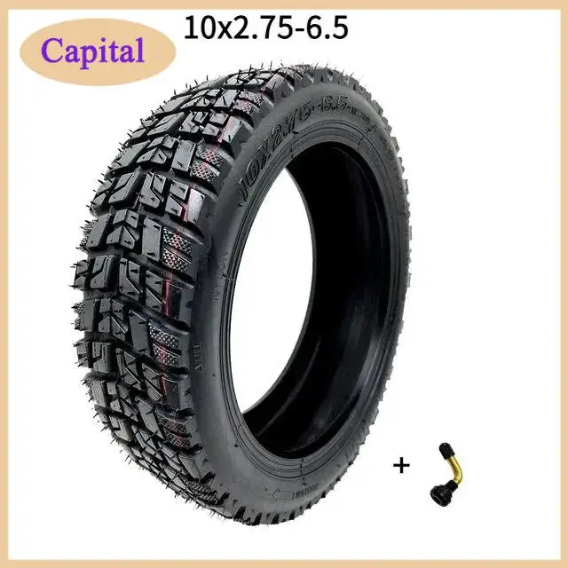 

Бескамерная внедорожная шина 10x2.75-6.5 (10x2.70-6.5) для электросамокатов Ninebot MAX G30, G30P, Speedway 5, DT 3 – Запасные части для колес