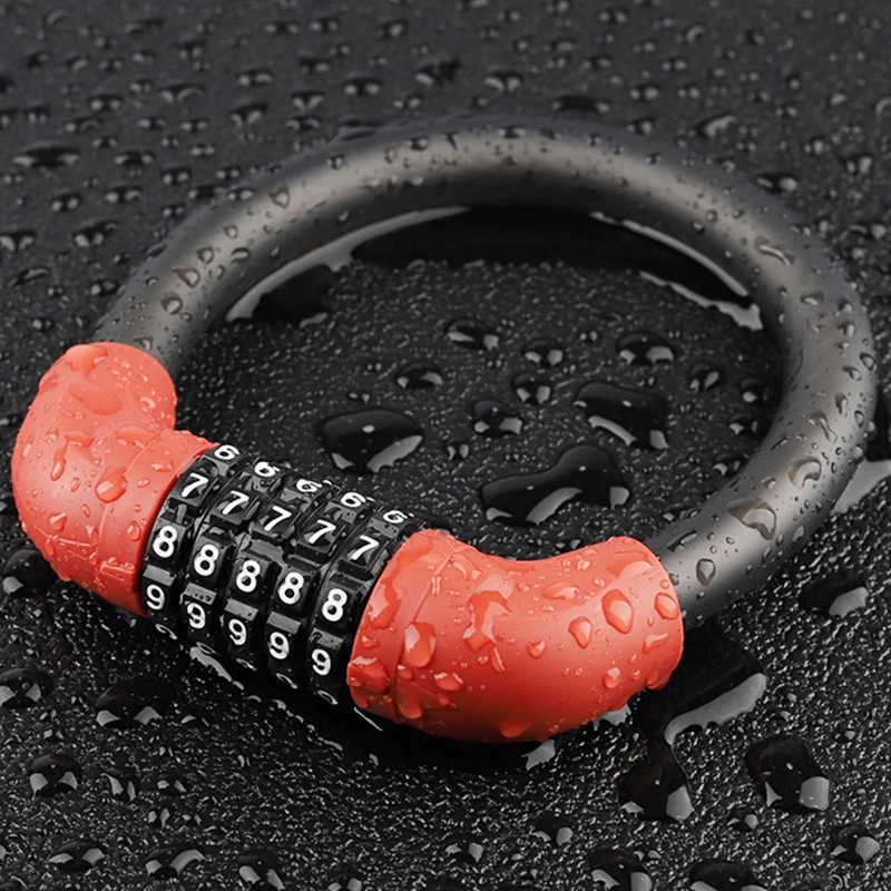 

Bike Lock 5 Digit Code Combination Universal Bicycle Lock Bicycle Security Locking Equipment Anti-theft Bike Accessories