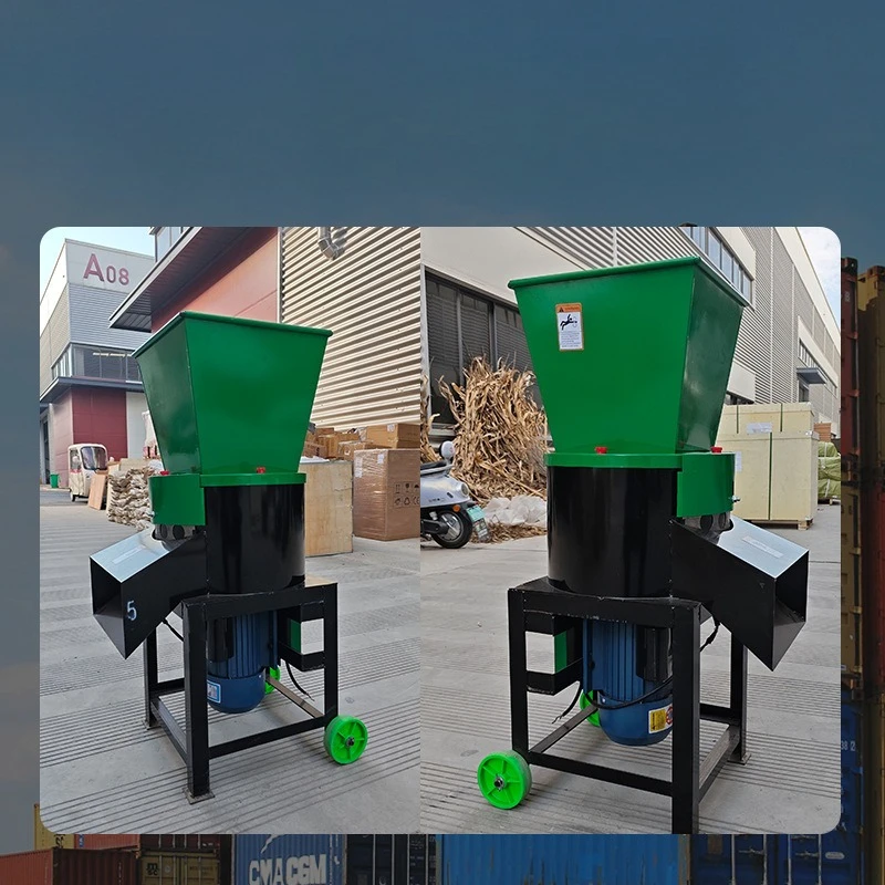 Corn feed grinder, traditional Chinese medicine agricultural feeder, straw energy-saving motor machinery
