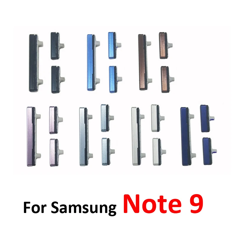 

For Samsung Galaxy Note 9 N960 N960F N960FD N960U N960W N960N Phone Housing Frame New Volume Power Button On Off Bixby Side Key