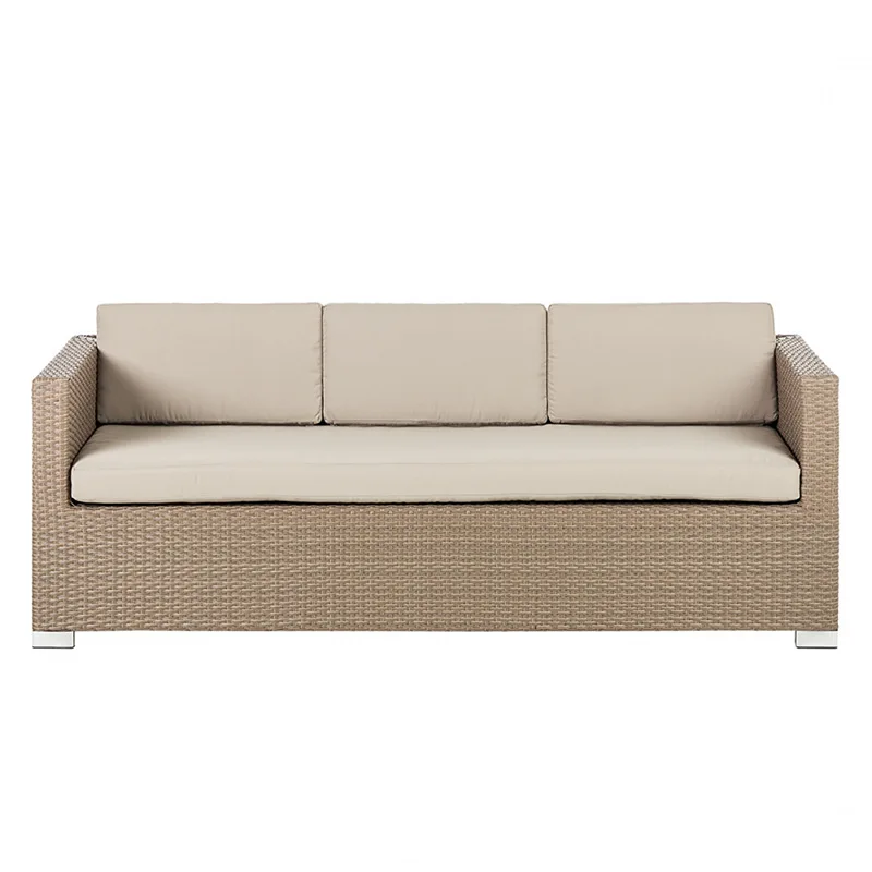 

Rattan sofa combination living room, rattan chair sofa three-person outdoor sofa imitation