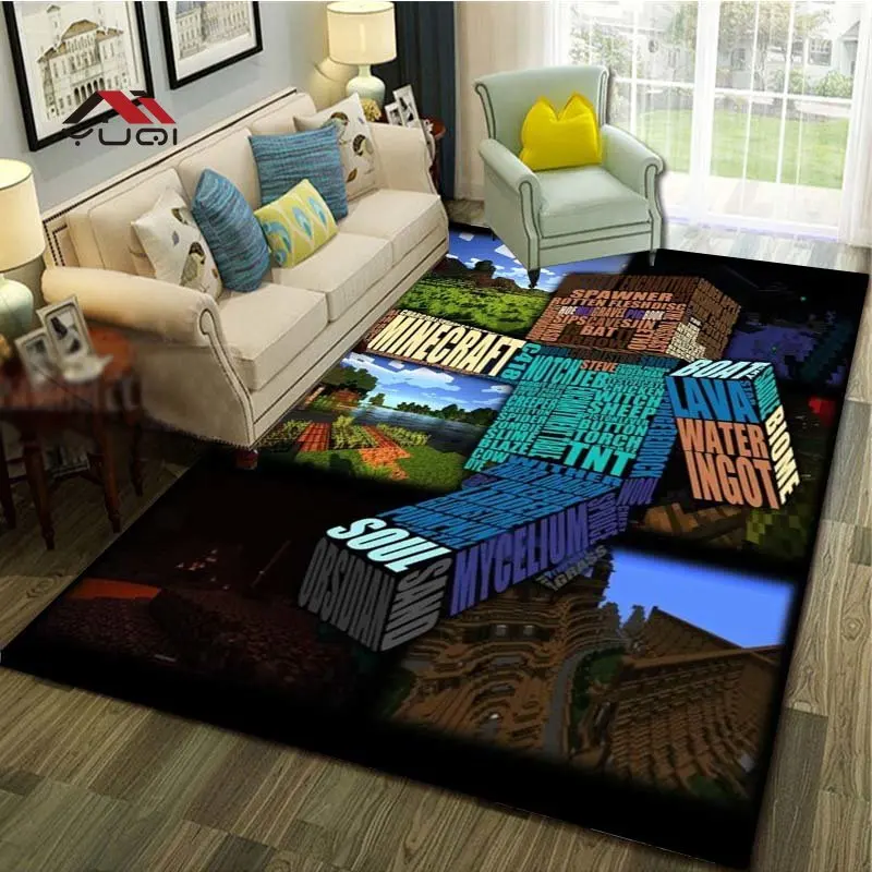 Cartoon Characters Carpet for Living Room Modern Decor Sofa Table Large Area Rugs Bathroom Mat Alfombra Para Cocina Tapis