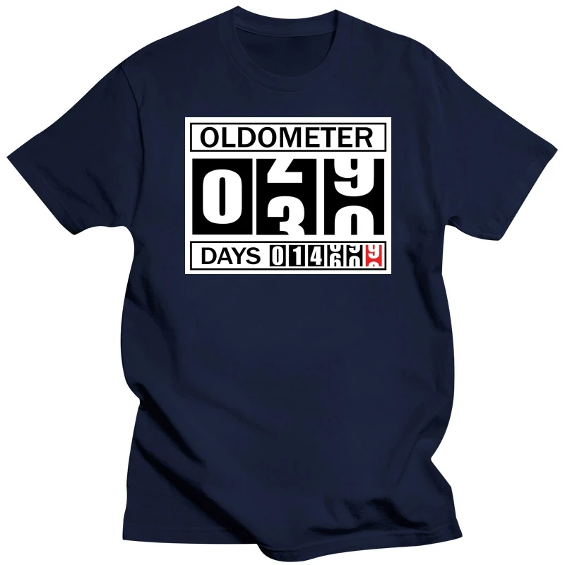 Oldometer 50 Years Old Men T-shirt Funny Gag 50th Birthday Fifty Years 18250 Days Age Odometer Design Men Tee T Shirt