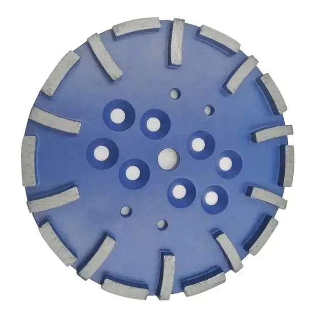 

Hot Sell 10 Inch 20 Segment Medium Bond Diamond Metal Grinding Disc for Concrete Floor