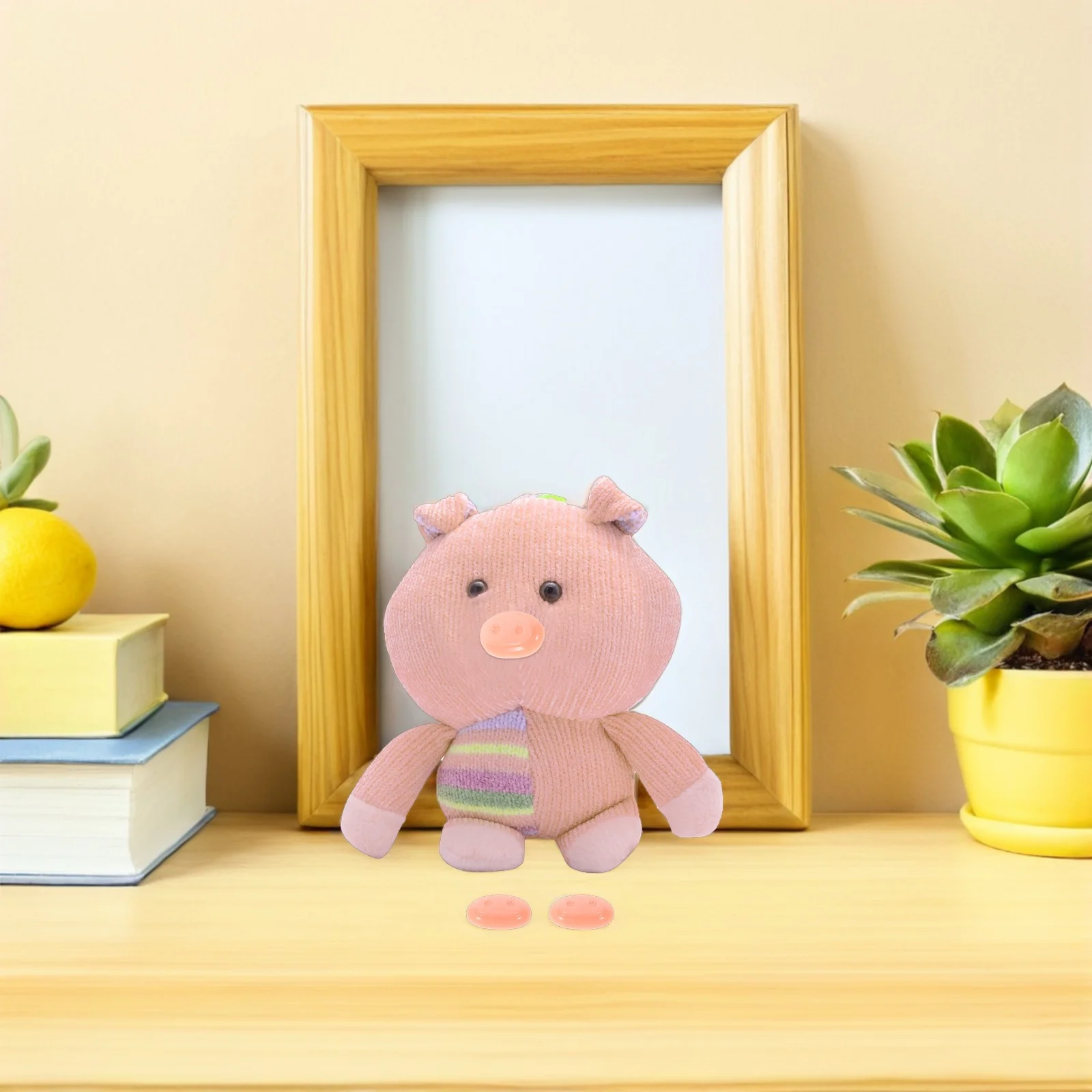 

50Pcs Crochet Safety Nose for Stuffed Pig Cute Craft Nose Replacement Secure Attachment Craft Supplies Set Crochet Parts