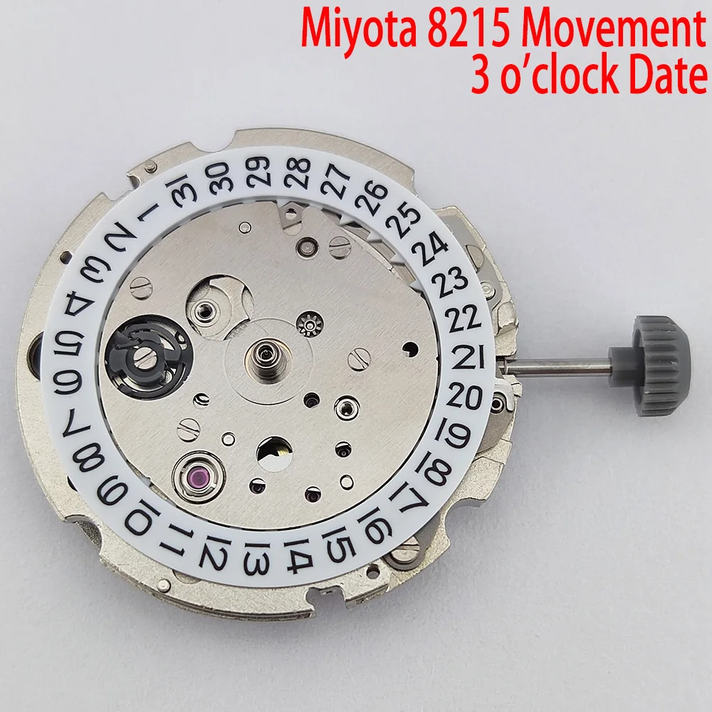 

Miyota 8215 Watch Movement High Accuracy Automatic Mechanical Movement 21 Jewels 3 o'clock Date Watch Accessories